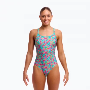Obrázek produktu Dámské jednodílné plavky Funkita Diamond Back Planted Pink