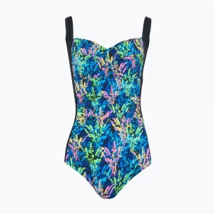 Obrázek produktu Dámské jednodílné plavky Funkita Ruched One Piece midnight meadow Modrá