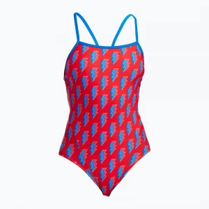 Obrázek produktu Dámské jednodílné plavky Funkita Single Strap One Piece hot volt Červená