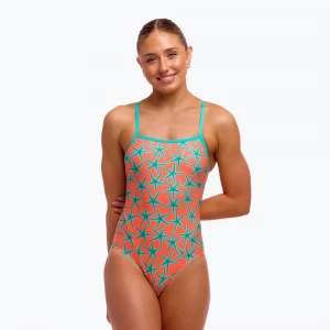 Obrázek produktu Dámské jednodílné plavky Funkita Single Strap One Piece stars below oranžová