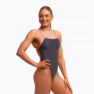 Obrázek produktu Dámské jednodílné plavky Funkita Single Strength One pieces pin stripe šedá