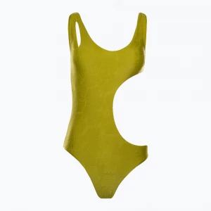 Obrázek produktu Dámské jednodílné plavky Nike Block Texture gold NESSD288-314 Zelená