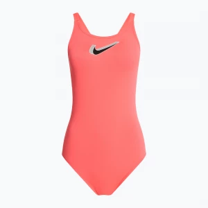 Obrázek produktu Dámské jednodílné plavky Nike Hydrastrong 3D Swoosh Fastback hot punch Růžová