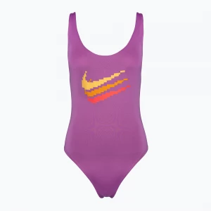 Obrázek produktu Dámské jednodílné plavky Nike Multi Logo U-Back fuchsia dream Růžová