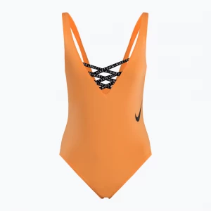 Obrázek produktu Dámské jednodílné plavky Nike Sneakerkini U-Back Peach Cream NESSC254-832 oranžová