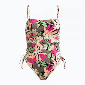 Obrázek produktu Dámské jednodílné plavky ROXY Printed Beach Classics Lace UP anthracite palm song s Barevné