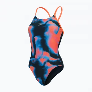 Obrázek produktu Dámské jednodílné plavky Speedo Allover Fixed Crossback true navy / siren red / punch blue