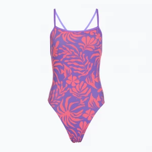 Obrázek produktu Dámské jednodílné plavky Speedo FL Printed Web Back coral cluster / indigo glow fialová