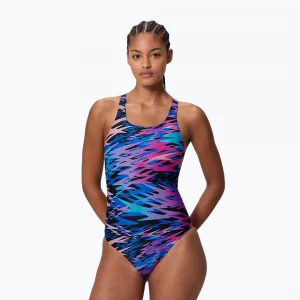 Obrázek produktu Dámské jednodílné plavky Speedo Hyperboom Print Medalist anthracite šedá