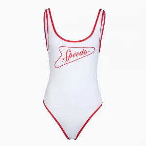 Obrázek produktu Dámské jednodílné plavky Speedo Solid Bound Scoop high risk red / bright white