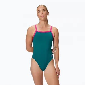 Obrázek produktu Dámské jednodílné plavky Speedo Solid Turnback peacock Zelená