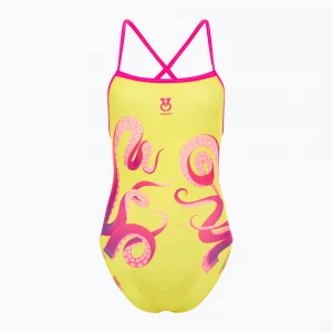 Obrázek produktu Dámské jednodílné plavky SWEEP Aqua Kraken pink / yellow