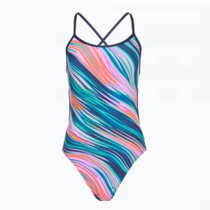 Obrázek produktu Dámské jednodílné plavky TYR Durafast Elite Riptidal Trinityfit pink / multi Modrá