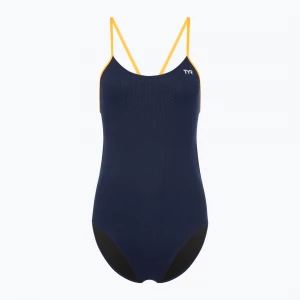 Obrázek produktu Dámské jednodílné plavky TYR Hexa Cutoutfit navy / gold Námořnická modř
