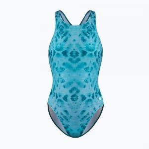 Obrázek produktu Dámské jednodílné plavky ZONE3 Classic teal tie-dye Modrá