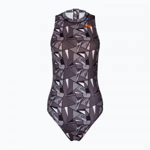Obrázek produktu Dámské jednodílné plavky ZONE3 OWS Renew High Neck black / white