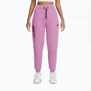 Obrázek produktu Dámské kalhoty Nike Sportswear Tech Fleece Mid-Rise light magenta / black Růžová
