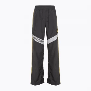 Obrázek produktu Dámské kalhoty Nike Sportswear Woven High-Waisted dark smoke grey / saturn gold / white Černá