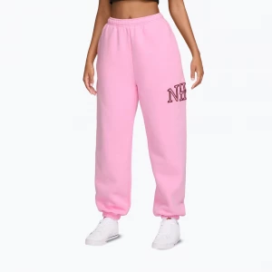 Obrázek produktu Dámské kalhoty Nike Studio Fleece pink rise / pink smoke