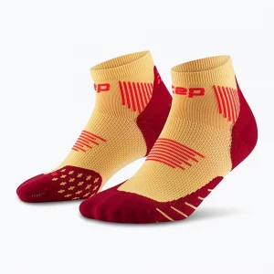 Obrázek produktu Dámské kompresní ponožky CEP Run Low Cut 5.0 marigold / burgundy oranžová