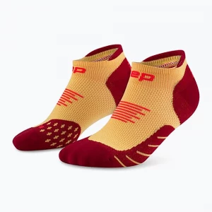 Obrázek produktu Dámské kompresní ponožky CEP Run No Show 5.0 marigold / burgundy oranžová