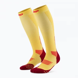 Obrázek produktu Dámské kompresní ponožky CEP Run Tall 5.0 marigold / burgundy Žlutá