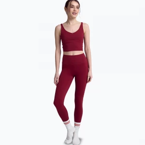 Obrázek produktu Dámské legíny na jógu JoyInMe Oneness Ease 7 / 8 red wine