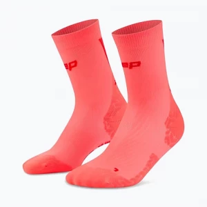 Obrázek produktu Dámské ponožky CEP Ultralight Mid Cut 4.0 neon coral / red Růžová