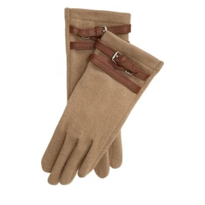 Obrázek produktu Dámské rukavice LAUREN RALPH LAUREN 454P23589002 Tmavě béžová