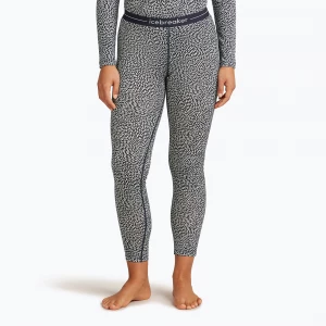 Obrázek produktu Dámské termo kalhoty Icebreaker Merino 200 Oasis Flock Forms AOP midnight navy / snow Námořnická modř