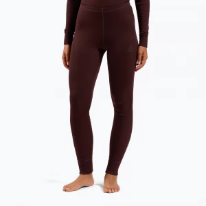 Obrázek produktu Dámské termo kalhoty ODLO Active Warm Bl Bottom Long fudge vínová