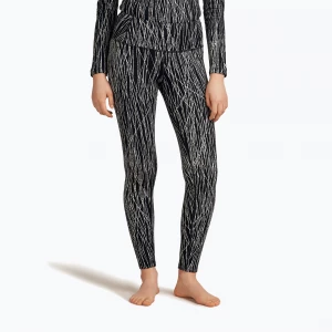 Obrázek produktu Dámské termo legíny Icebreaker Merino 260 Tech Vertex High Rise Delta Lines AOP black / snow / j