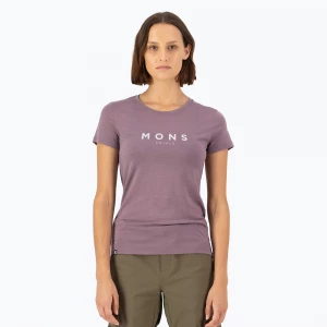 Obrázek produktu Dámské termo tričko Mons Royale Icon Classic mauve fialová