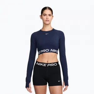 Obrázek produktu Dámské tréninkové funkční tričko s dlouhým rukávem Nike Pro 365 Dri-Fit midnight navy / white Námořnická modř