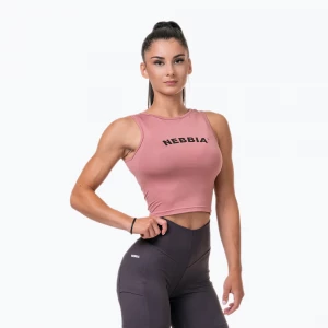 Obrázek produktu Dámské tréninkové tílko NEBBIA Fit & Sporty růžový 5770710