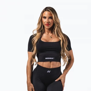 Obrázek produktu Dámské tréninkové tílko NEBBIA Flow Seamless black