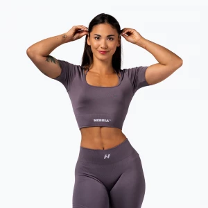 Obrázek produktu Dámské tréninkové tílko NEBBIA Flow Seamless dark grey