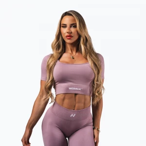 Obrázek produktu Dámské tréninkové tílko NEBBIA Flow Seamless pink
