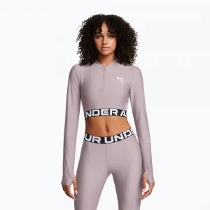 Obrázek produktu Dámské tréninkové tílko top Under Armour Heat Gear Rib 1 / 4 Zip tetra gray / white Růžová