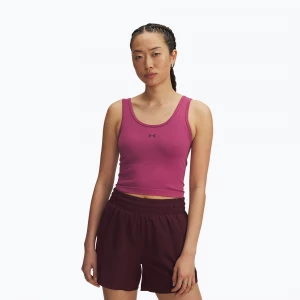 Obrázek produktu Dámské tréninkové tílko Under Armour Vanish Seamless Tank fuchsia dusk / dark maroon / dark maroon Růžová