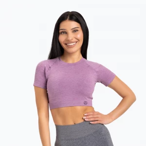 Obrázek produktu Dámské tréninkové tričko Gym Glamour Seamless Rashguard lila fialová