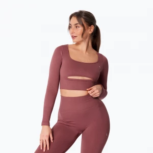 Obrázek produktu Dámské tréninkové tričko Longsleeve Carpatree Dopamine Buzz Seamless rose / brown Růžová