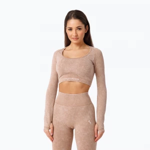 Obrázek produktu Dámské tréninkové tričko Longsleeve Carpatree Yasmine Seamless beige stone wash