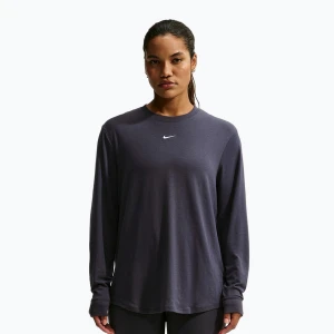 Obrázek produktu Dámské tréninkové tričko Longsleeve Nike One Relaxed Dri-Fit gridiron / white Námořnická modř