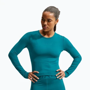 Obrázek produktu Dámské tréninkové tričko Longsleeve Nike Pro Sculpt bright spruce / bright spruce Modrá