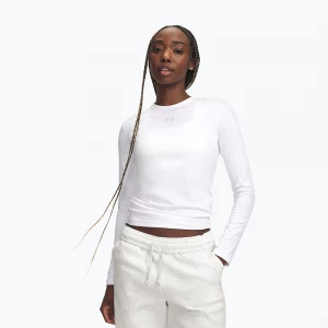 Obrázek produktu Dámské tréninkové tričko Longsleeve Under Armour ColdGear Crew white / halo gray Bílá