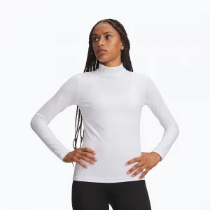 Obrázek produktu Dámské tréninkové tričko Longsleeve Under Armour ColdGear Mock LS white / halo gray Bílá