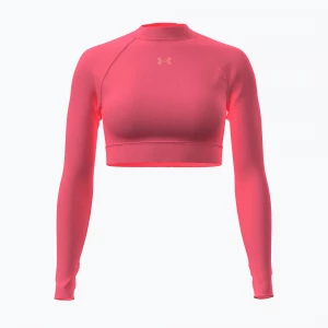 Obrázek produktu Dámské tréninkové tričko Longsleeve Under Armour HeatGear Crop Mock bittersweet pink / posh pink