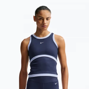 Obrázek produktu Dámské tréninkové tričko Nike One Dri-Fit midnight navy / hydrogen blue / white Námořnická modř
