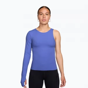 Obrázek produktu Dámské tréninkové tričko Nike Zenvy Dri-Fit One Sleeve Top sapphire / white / white Modrá